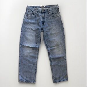 Levis Womens Cotton 94 Baggy Mid Rise Jean Size 32 Medium Wash Casual Classic